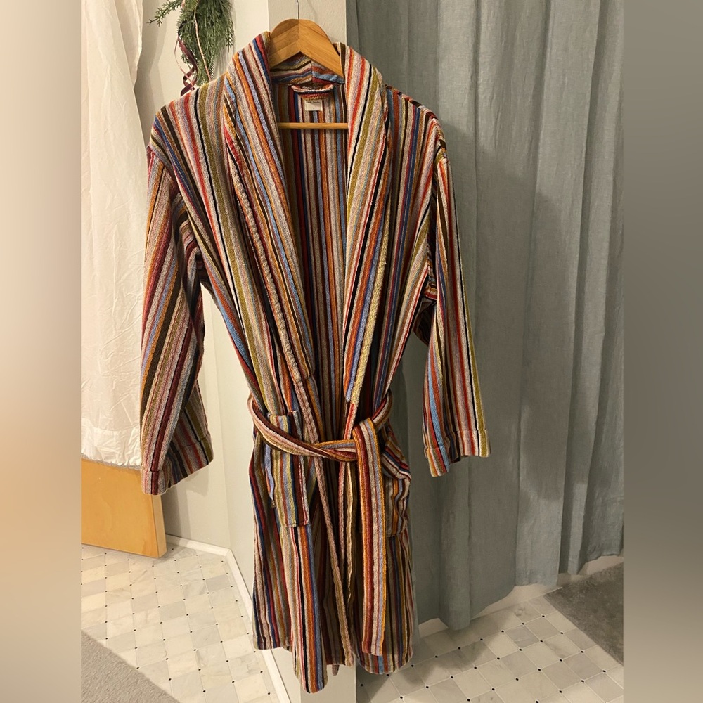 Paul Smith London Multicolor Striped Robe